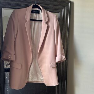 Zara Women's Blush Pink Blazer